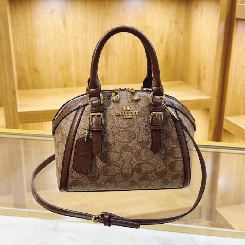 Luxury Bags Logo - Bolso de Mano con Placa Metálica