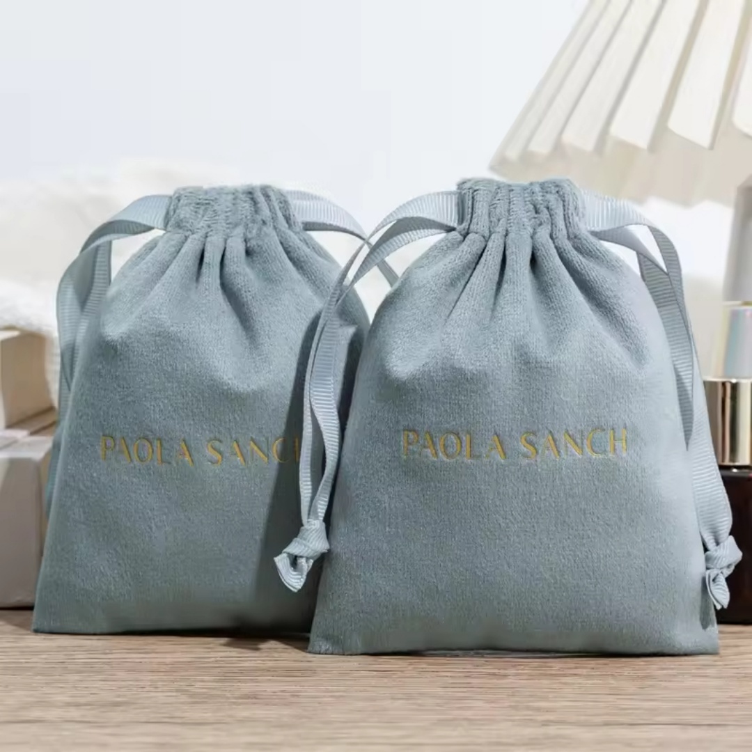 Luxury Bags Logo - Bolsa de Terciopelo de Lujo con
