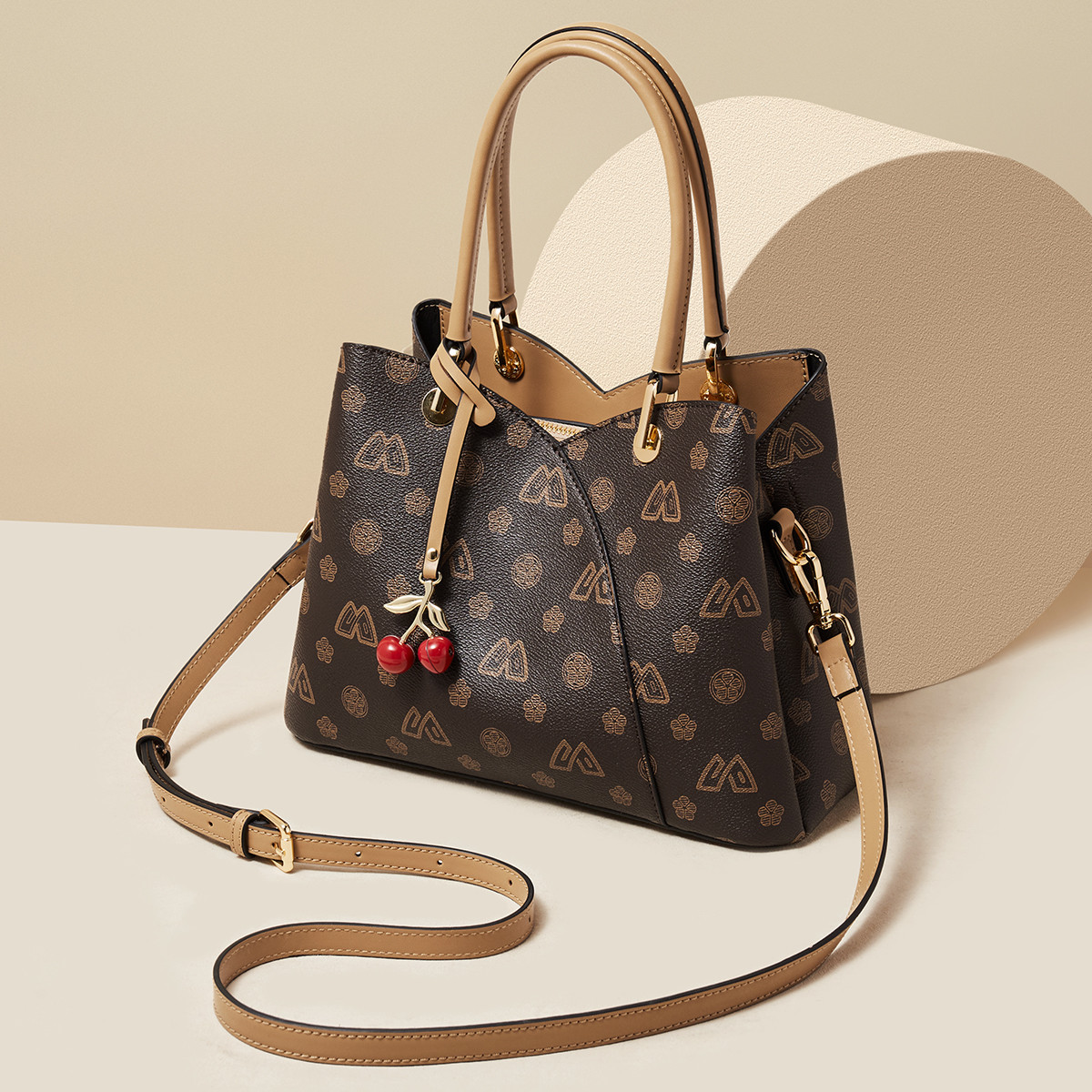 Bolso de Hombro de Cuero PVC S - Tote Bag Leather Monogram reseña y precio