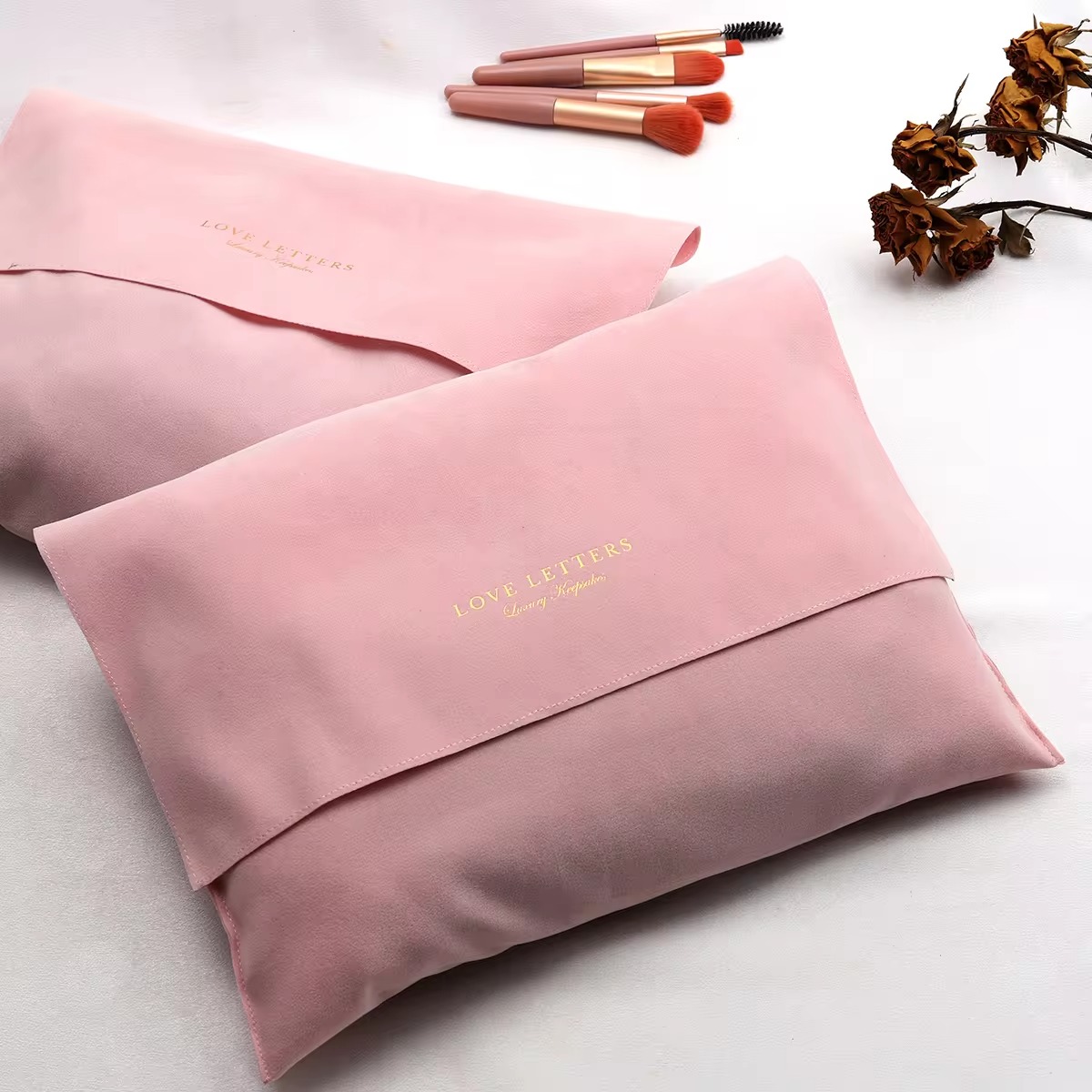 Bolsa de terciopelo con impres - Luxury Bags Logo reseña y precio