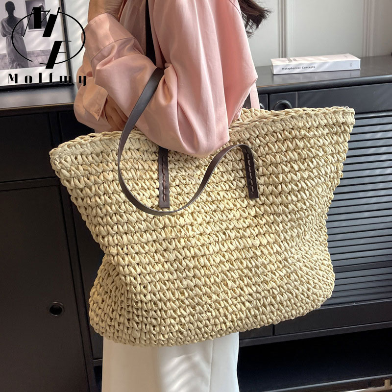 Bolsos de mano tejidos de paja - Luxury Bags For Summer reseña y precio