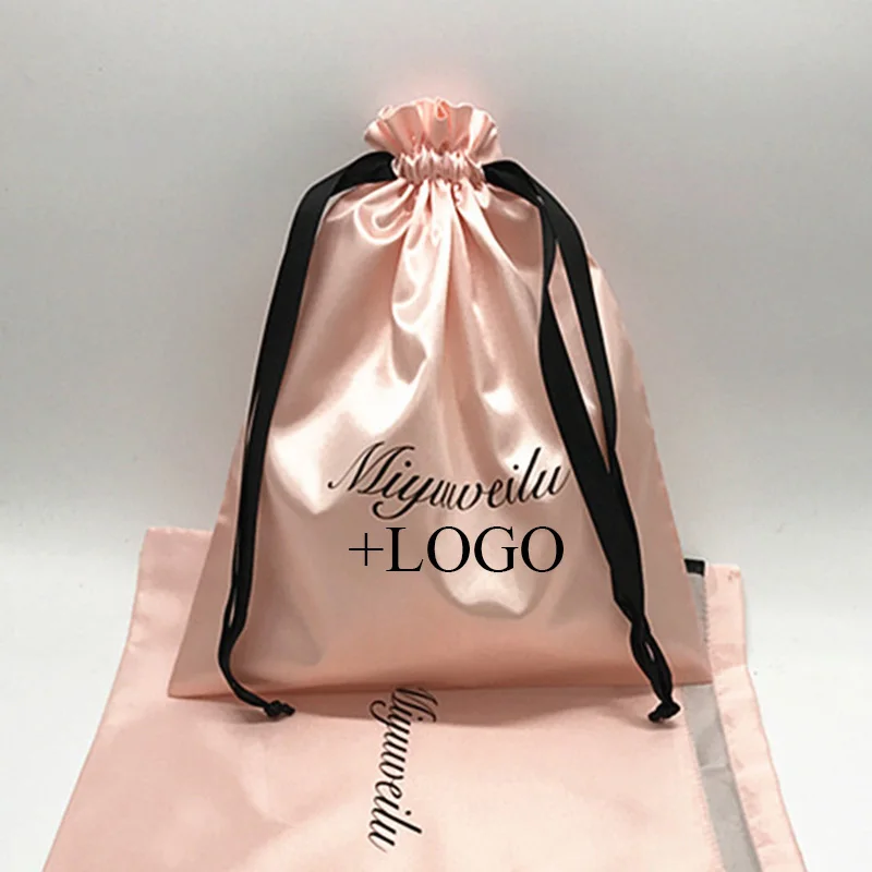 Bolsa de pelo de satén de lujo - Luxury Bags Logo reseña y precio