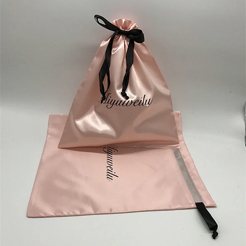 Bolsa de pelo de satén de lujo - Luxury Bags Logo reseña y precio