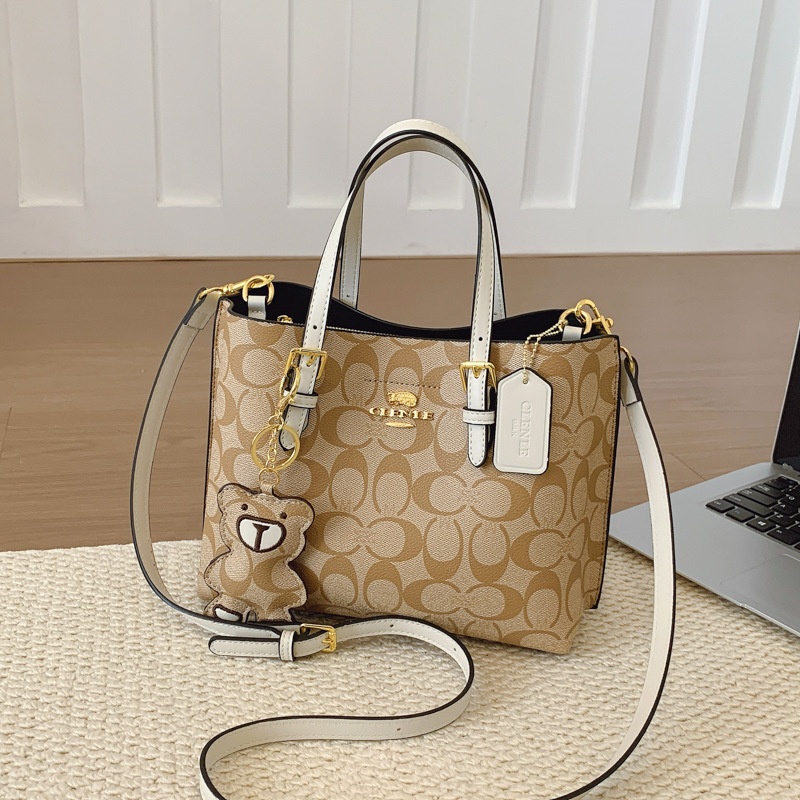 Elegante Bolso Tote con Monogr - Tote Bag Leather Monogram reseña y precio